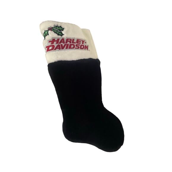 Vintage 1999 Harley Davidson Motorcycles 19" Embroidered Christmas Stocking - Picture 10 of 14